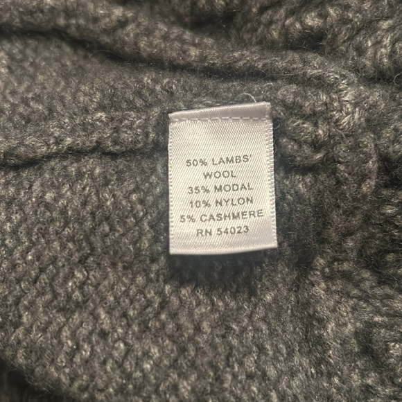 Banana Republic Lambs Wool Open Front Cardigan Sweater Gray Women’s,Size S - Picture 11 of 13